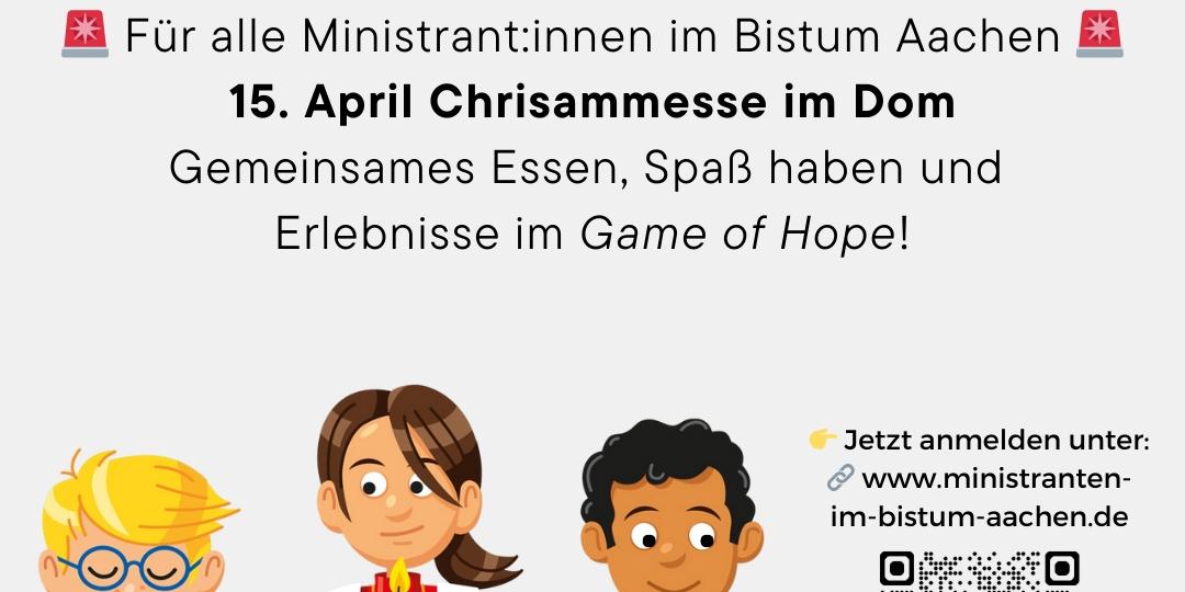 Chrisamtag Ministrant-innen