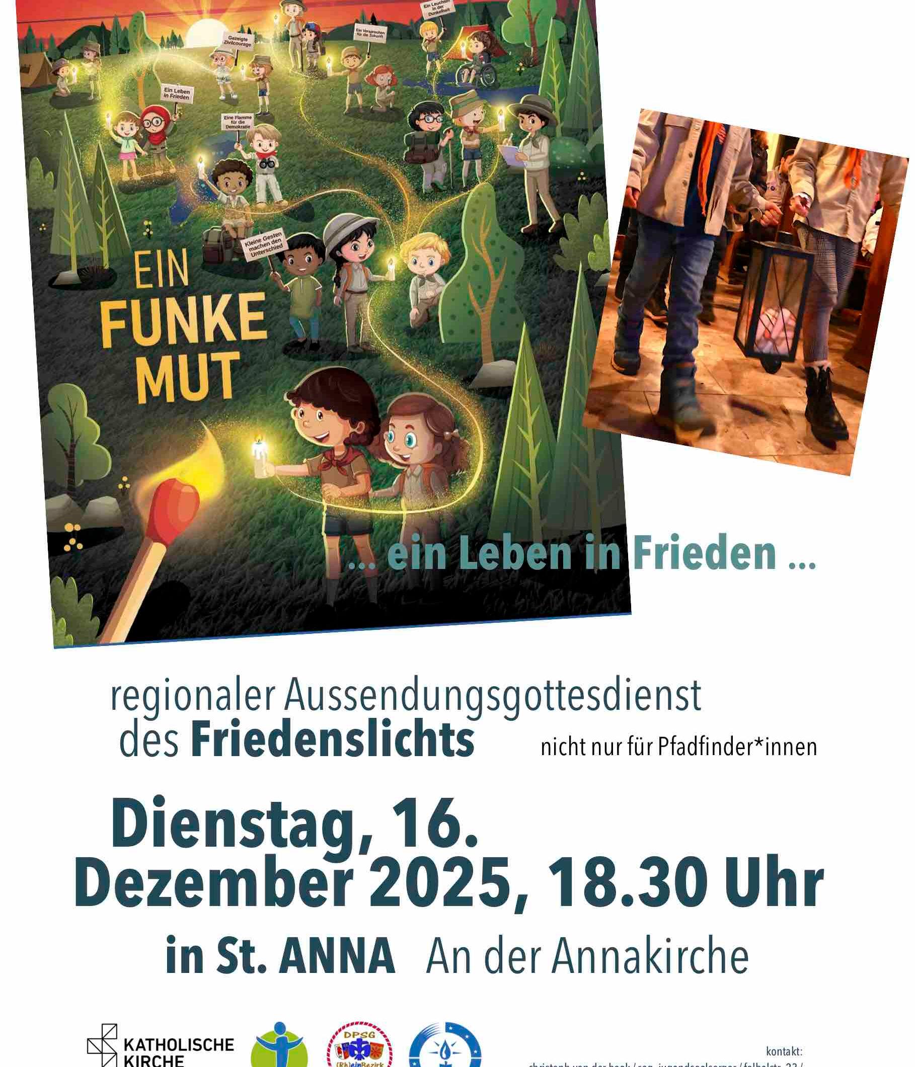 Friedenslicht 25 PLAKAT