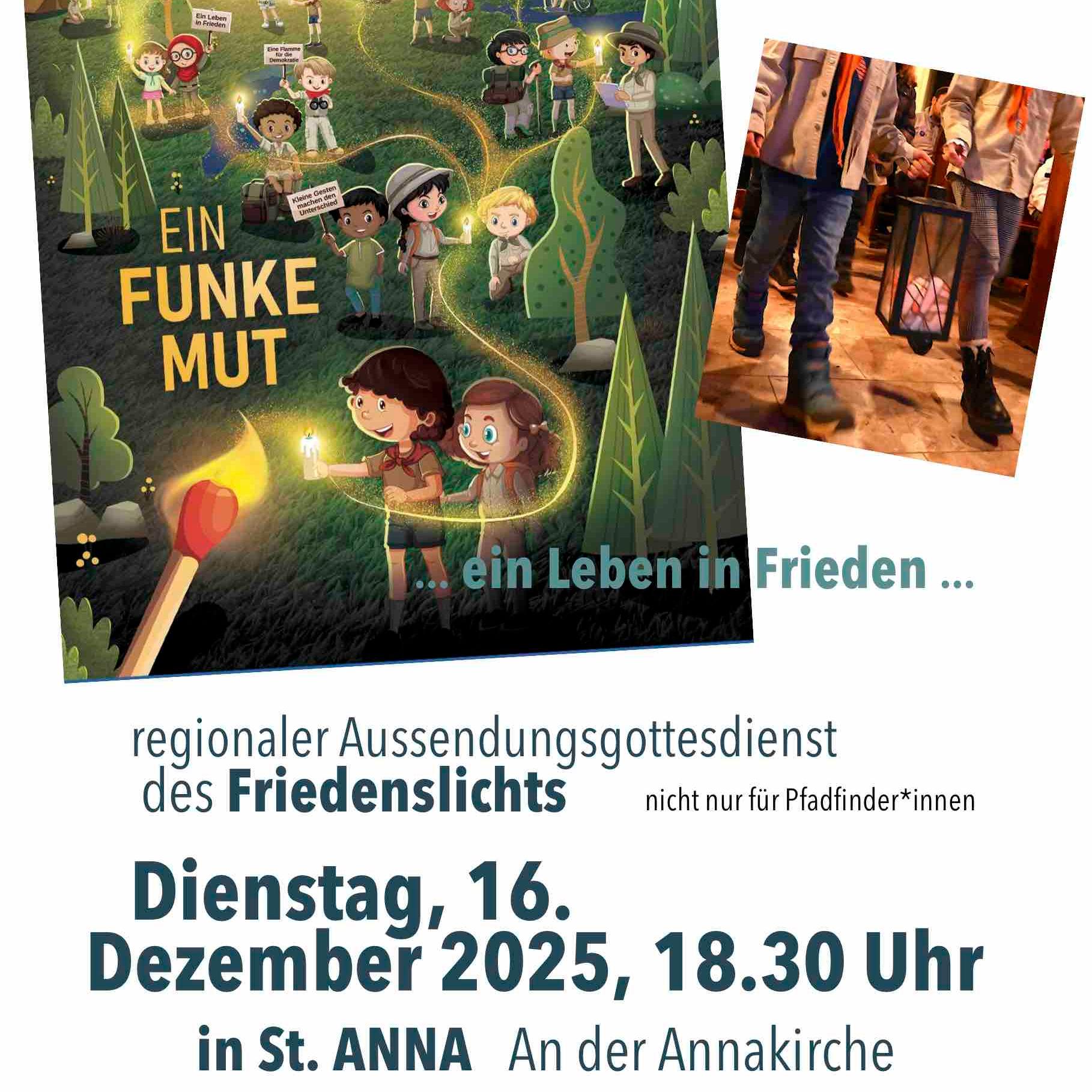 Friedenslicht 25 PLAKAT